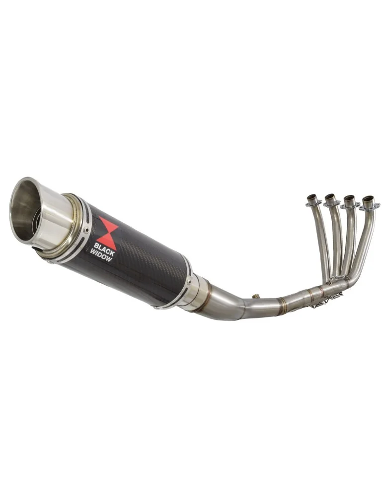 CBR 650 F CBR650F 2014-2017 Décatalyseur Ligne complète & Silencieux GP Rond carbone + Titanium 230mm