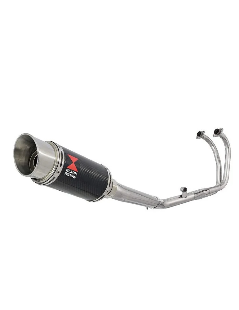 CBF500 CBF 500 2004-2007 Ligne complètes & Rond En Carbone Silencieux 200mm