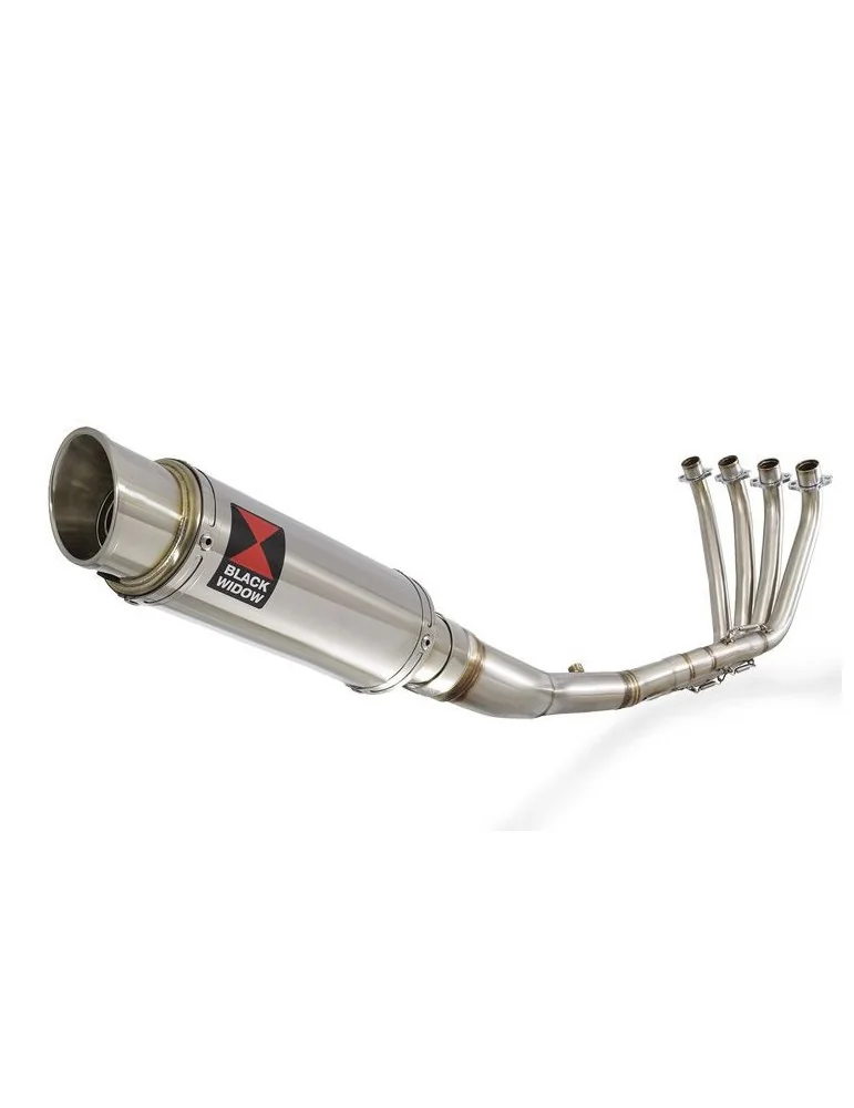 CB 650 F CB650F 2014-2017 Décatalyseur Ligne complètes & Rond GP Style Silencieux En Inox 230mm