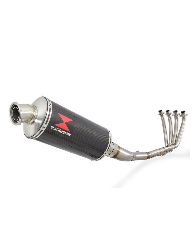 CB 650 F CB650F 2014-2017 Décatalyseur Ligne complètes & Ovale En Carbone Silencieux 300mm