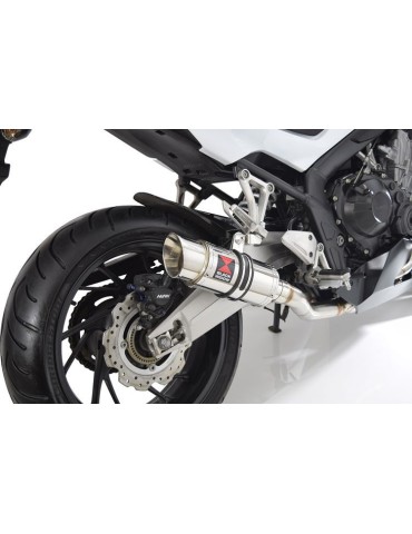 CB 650 F CB650F 2014-2017 Décatalyseur Ligne complètes & Rond Silencieux En Inox 200mm