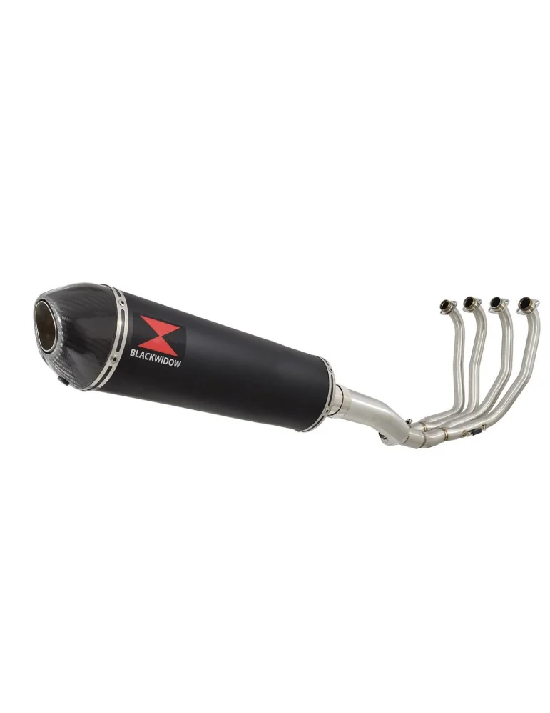 CBR 900 RR Fireblade Performance Race Ligne Complète & Silencieux Ovale Noir Inox + Carbone Tip 400mm
