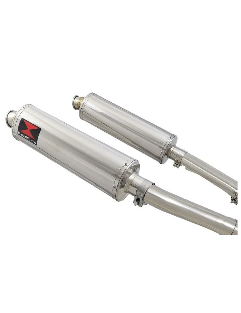 CBR1100 CBR 1100 XX Blackbird 4-2 Tube de raccords et Silencieux Ovale En Inox 400mm