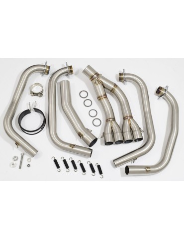 CBR 900 RR Fireblade Performance Race Ligne Complète & Silencieux Rond Noir Inox 300mm
