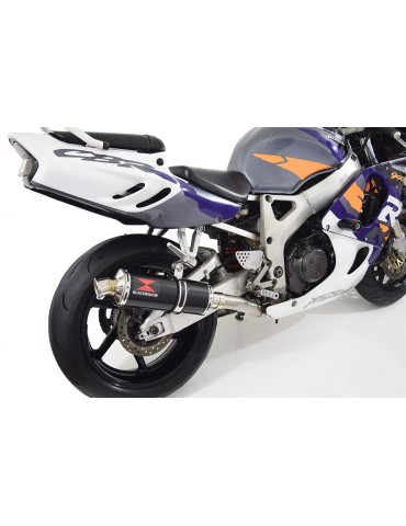 CBR 900 RR Fireblade Performance Race Ligne Complète & Silencieux Rond Noir Inox 300mm