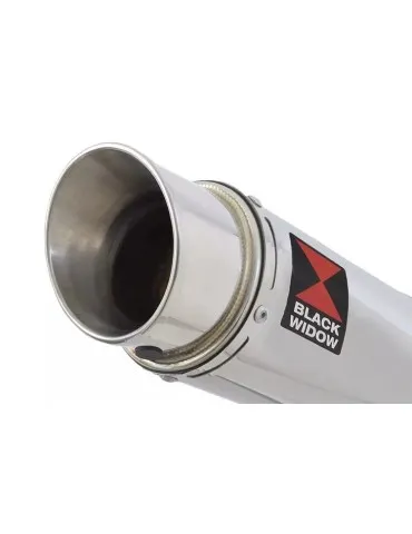 CBR1100 CBR 1100 XX Blackbird 4-1 Ligne complète & Silencieux Rond En Inox 200mm