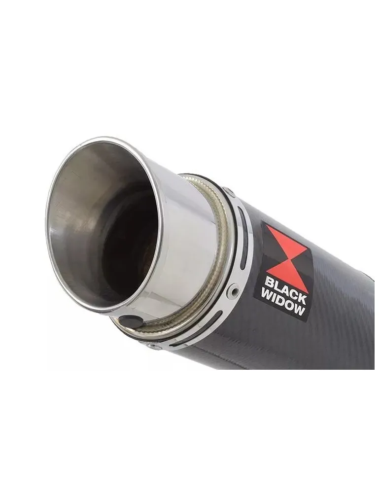 CBR1100 CBR 1100 XX Blackbird 4-1 Ligne complète & Silencieux Rond En Carbone 200mm
