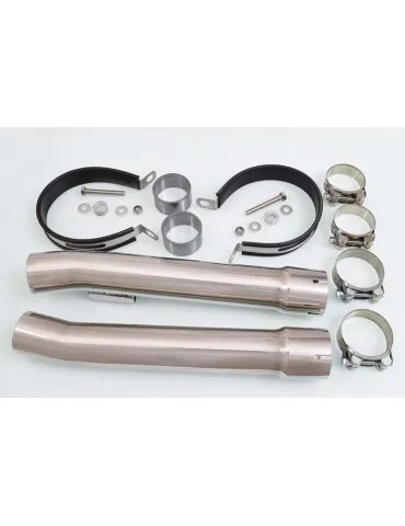 CBR1100 CBR 1100 XX Blackbird 4-2 exhaust tube de raccords et Silencieux Ovale En Carbone 300mm