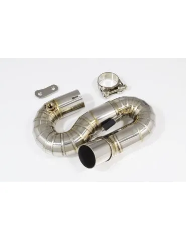 ​CBR1000RR Fireblade 2008-2013 Silencieux & tube de raccord with  Rond Silencieux En Inox 200mm