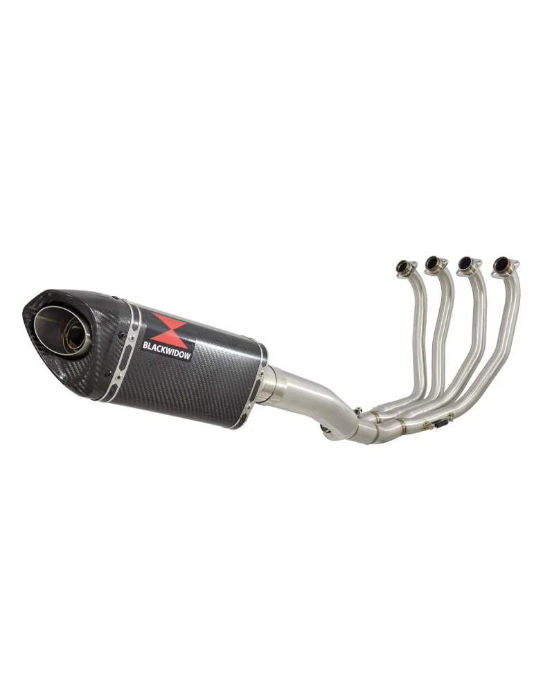 CBR 900 RR Fireblade Performance Race Ligne Complète & Silencieux Tri Ovale En Carbone + Carbone Tip 250mm
