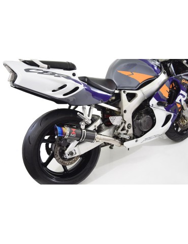 CBR 900 RR Fireblade Performance Race Ligne Complète & Silencieux GP Rond en Carbone + canule Anodisé 230mm