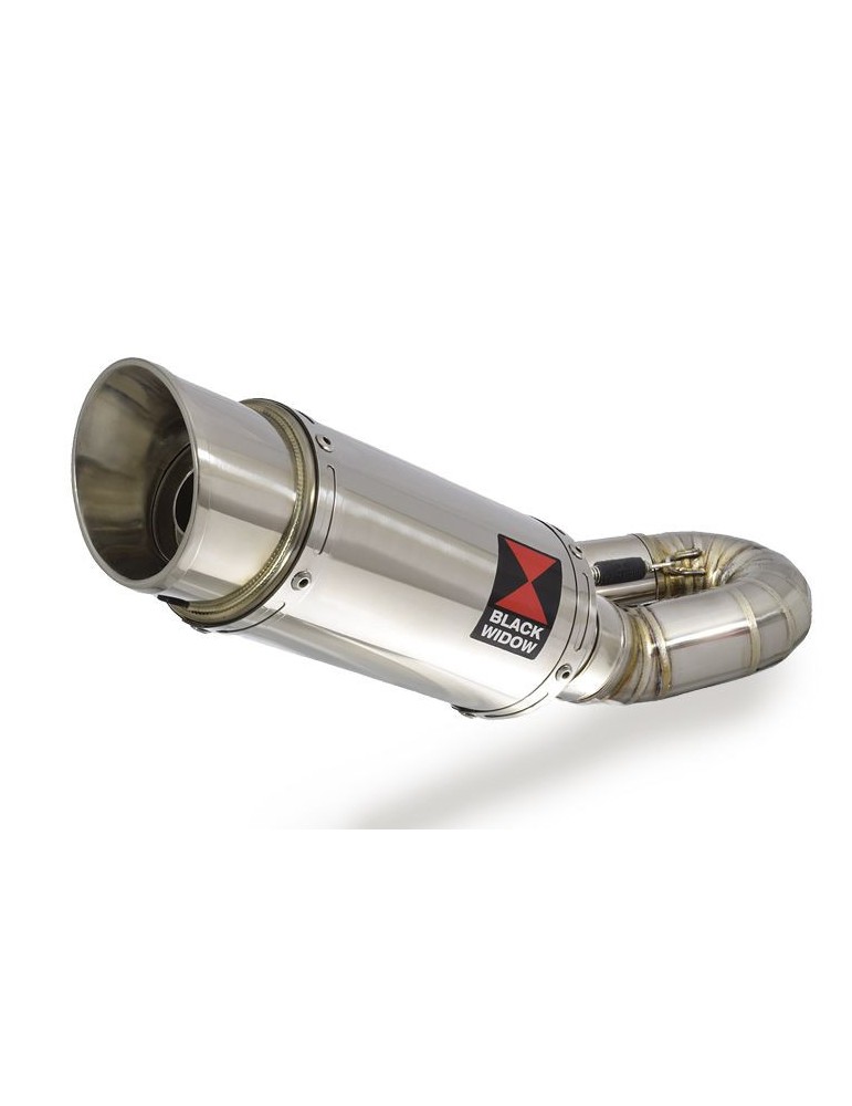 CBR1000RR Fireblade 2014-2016 Silencieux modèle USA Tube de raccord & Silencieux Rond En Inox 200mm