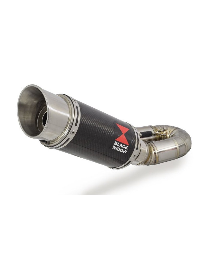 CBR1000RR Fireblade 2014-2016 USA Model Tube de raccord & Silencieux Rond En Carbone 200mm