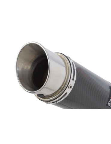 ​CBR1000RR Fireblade 2014-2016 USA Model Tube de raccord & Silencieux Rond En Carbone 200mm