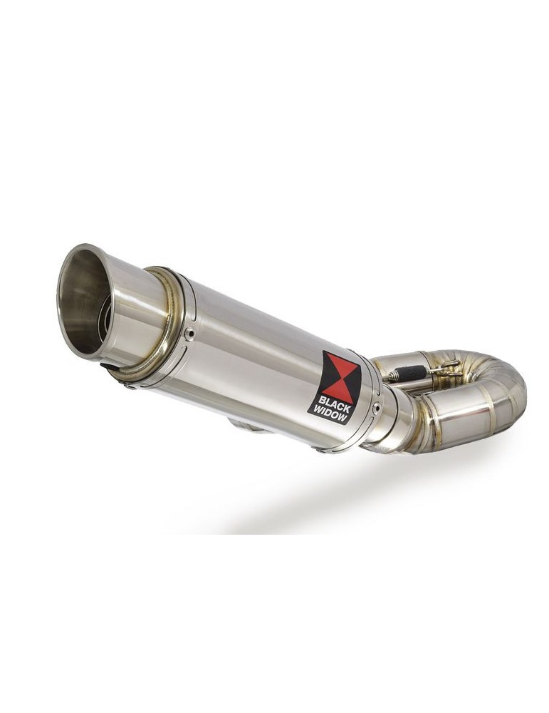 ​C​BR1000RR Fireblade 2014-2016 Silencieux modèle USA Tube de raccord & Silencieux Rond GP Style En Inox 230mm