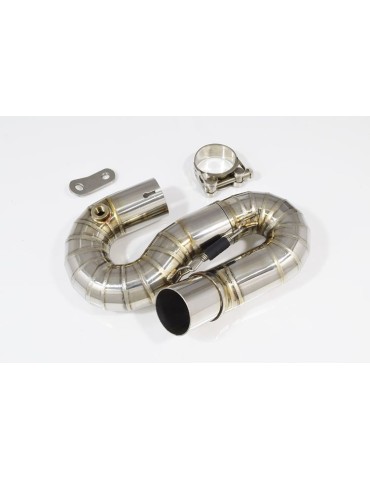 ​C​BR1000RR Fireblade 2014-2016 Silencieux modèle USA Tube de raccord & Silencieux Rond GP Style En Inox 230mm
