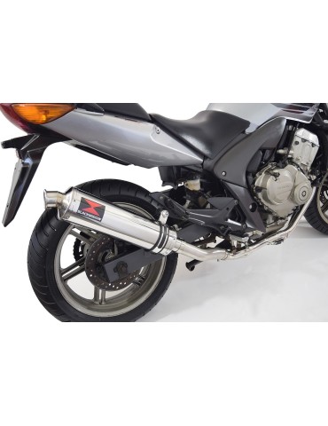 CBF600 S N SA (PC43) 08-13 Ligne complète & Silencieux Rond En Inox 400mm