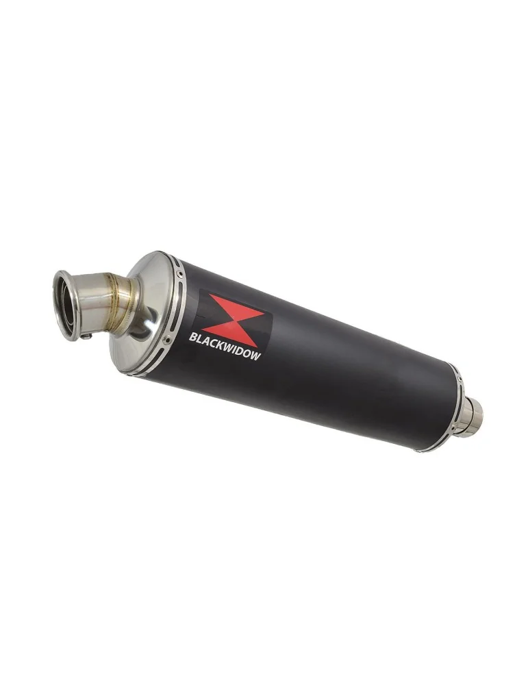 CBF600 S N SA (PC43) 08-13 Ligne complète & Silencieux Rond Noir En Inox 400mm