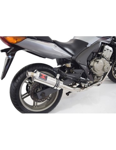 CBF600 S N SA (PC43) 08-13 Ligne complète & Silencieux Rond En Inox 300mm