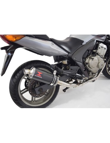 CBF600 S N SA (PC43) 08-13 Ligne complète & Silencieux Ovale En Carbone 300mm