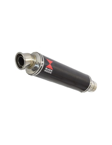 CBF 600 S N 2004 - 2007 (PC38) Kit Silencieux Rond En Carbone 350mm