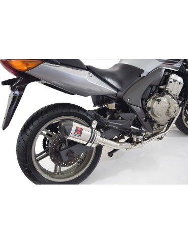 CBF600 S N SA (PC43) 08-13 Ligne complète & Silencieux Ovale En Inox & Carbone 200mm
