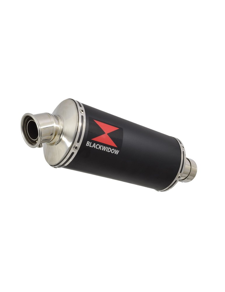 CBF 600 S N 2004 - 2007 (PC38) Ligne complète Silencieux Ovale Noir Inox 300mm