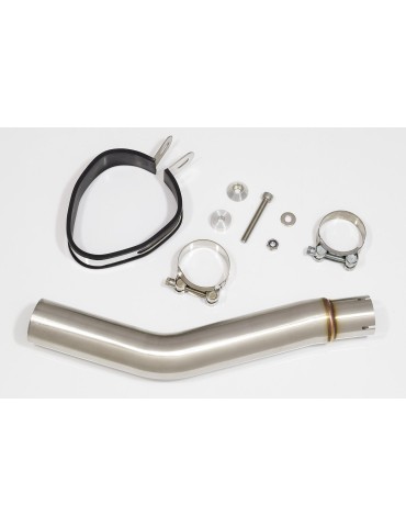 CBF 600 S N 2004 - 2007 (PC38) Kit Silencieux Tri Ovale Inox + Carbone 250mm
