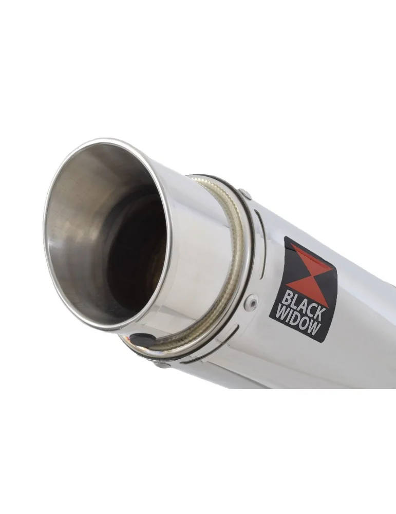 CB600 (PC41) Hornet 07-13 Silencieux & tube de raccord Et Silencieux Rond GP Style En Inox 350mm