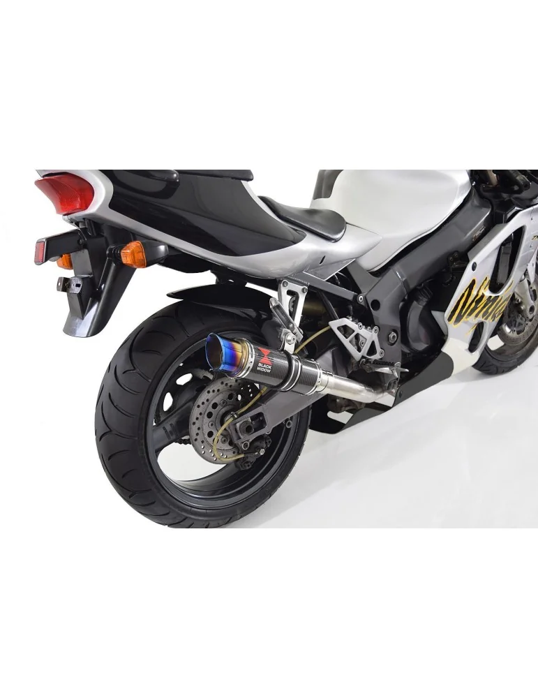 ZXR750 ZXR 750 J K L M 91-95 Ligne complète & Silencieux Rond GP Style en Carbone + Canule En Inox Anodisé 230mm