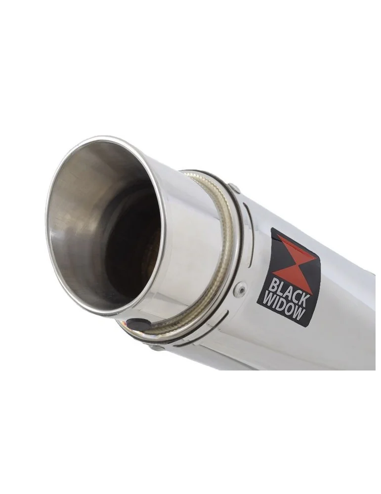 CB600 (PC41) Hornet 07-13 Silencieux & tube de raccord Et Silencieux Rond GP Style En Inox 230mm