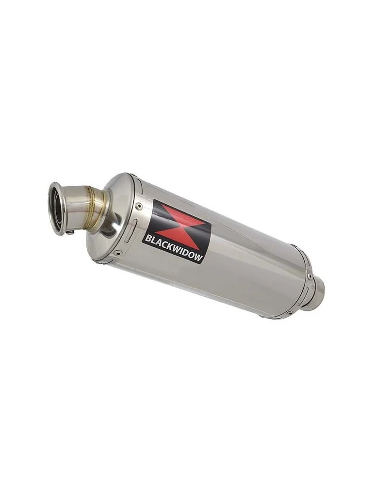 ZX6R ZX-6R 2009/2016 Decata / Kit Tube de raccord & Silencieux Rond en Inox 300mm