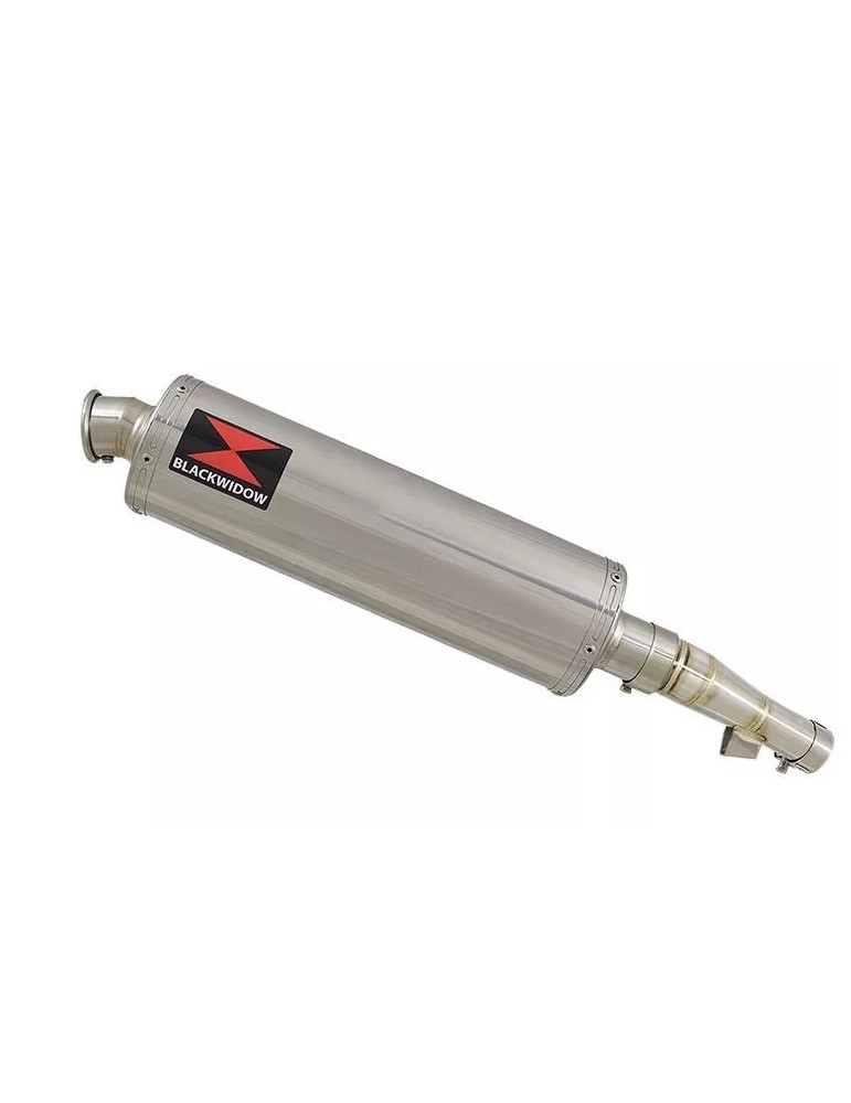 Honda NC 700 S (RC61) 2012-2014 Kit Silencieux : Silencieux Ovale Inox 400mm