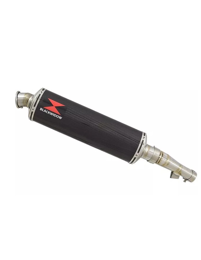 Honda NC 700 S (RC61) 2012-2014 Kit Silencieux : Silencieux Ovale Carbone 400mm