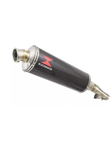 Honda NC 700 S (RC61) 2012-2014 Kit Silencieux : Silencieux Ovale Carbone 400mm