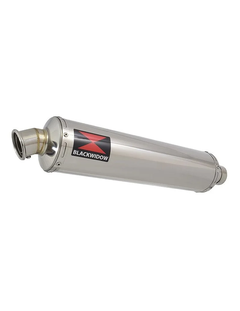 ZX6R ZX-6R 636 2013/2020 Decata / Tube de raccord & Silencieux Rond en Inox 400mm