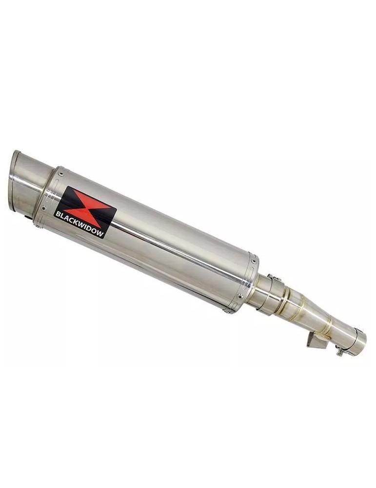 Honda NC 700 S (RC61) 2012-2014 Kit Silencieux : Silencieux Rond GP Style Inox 360mm