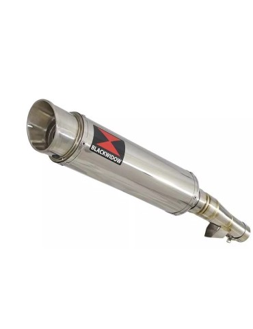 Honda NC 700 S (RC61) 2012-2014 Kit Silencieux : Silencieux Rond GP Style Inox 360mm