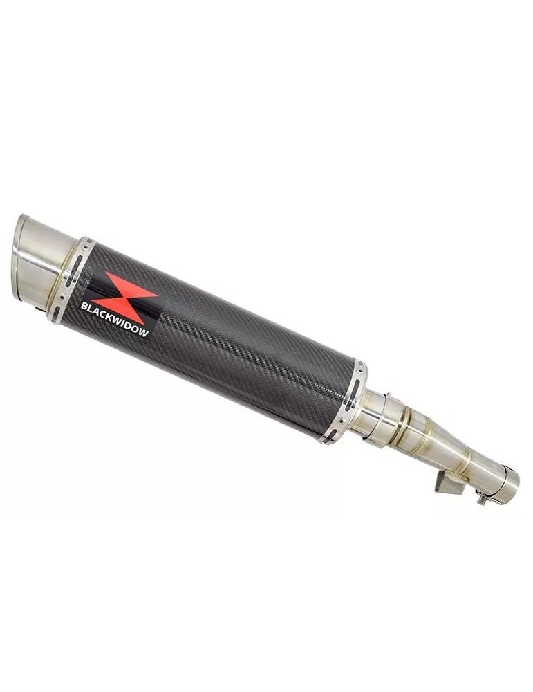 Honda NC 700 S (RC61) 2012-2014 Kit Silencieux: Silencieux Rond GP Style Carbone 360mm