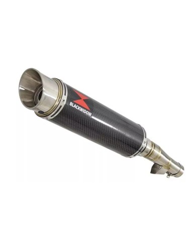 Honda NC 700 S (RC61) 2012-2014 Kit Silencieux: Silencieux Rond GP Style Carbone 360mm