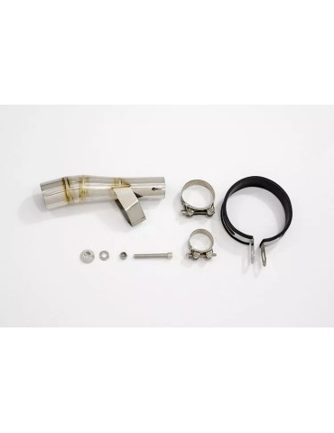 Honda NC 700 S (RC61) 2012-2014 Kit Silencieux: Silencieux Rond GP Style Noir Inox 360mm