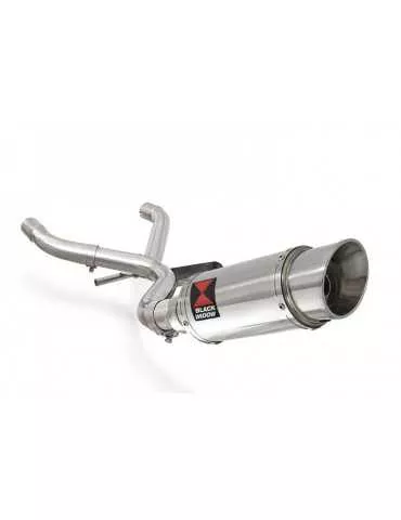 R1150 GS Décatalyseur exhaust collector & Rond Silencieux En Inox 200mm