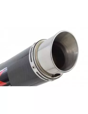 R1150 GS Décatalyseur exhaust collector & Rond En Carbone Silencieux 200mm