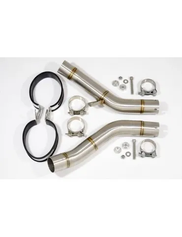 KAWASAKI Z1000 ZR1000A 2003 04 05 06 4-2 Exhaust Silencieuxs Ovale En Carbone 400mm