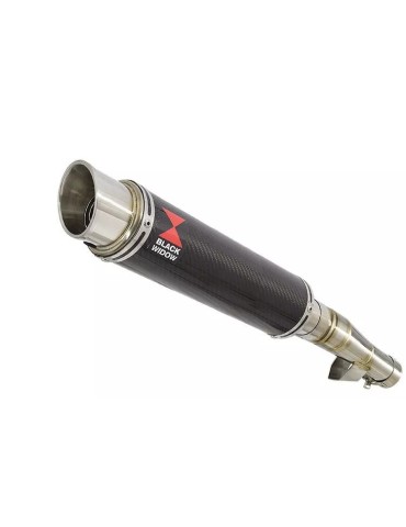 Honda NC 700 S (RC61) 2012-2014 Kit Silencieux: Silencieux Rond GP Style Carbone 350mm