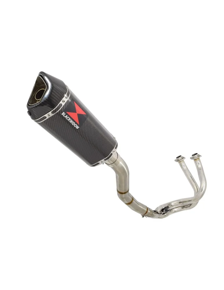 Ninja 650 2017 Decata HIGH Level Ligne complète + Silencieux Hexagonale En Carbone 300mm