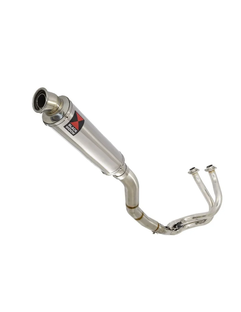 Ninja 650 2017 Decata Passage Haut Ligne complète + Silencieux Rond en Inox 350mm
