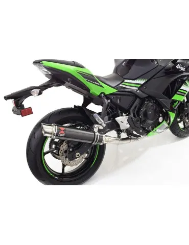 Ninja 650 2017 De Cat Passage Haut Ligne complètes + GP Rond En Carbone Silencieux 350mm