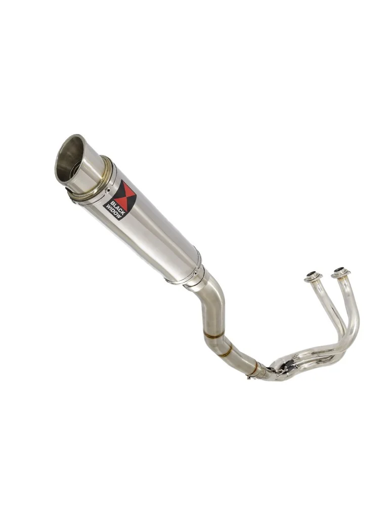 Ninja 650 2017 Decata Passage Haut Ligne complète + Silencieux GP Rond en Inox 350mm