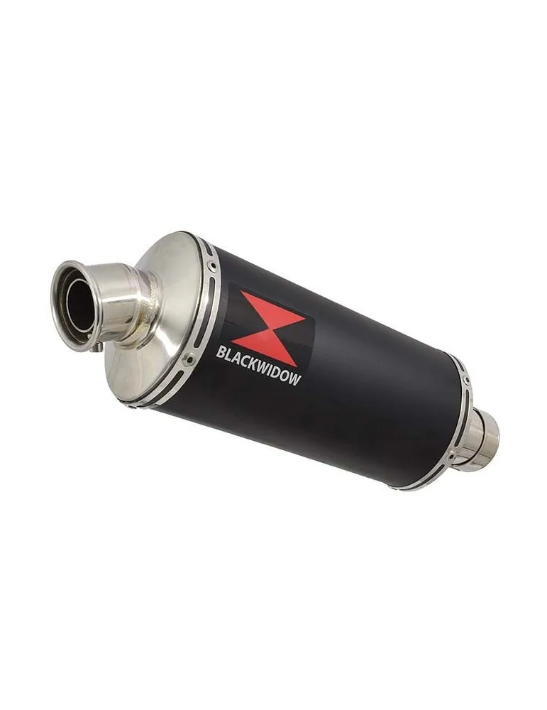 Z750 ZR750 Z750S 04 05 06 Tube de raccord et Silencieux Ovale Noir En Inox 300mm